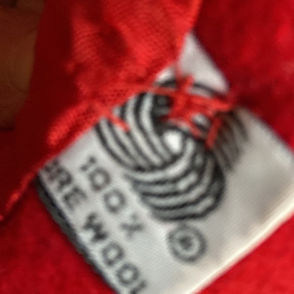 Style VI Ltd red coat NWOT sz L 100% wool 35.5” shoulder to hem - Picture 4 of 4